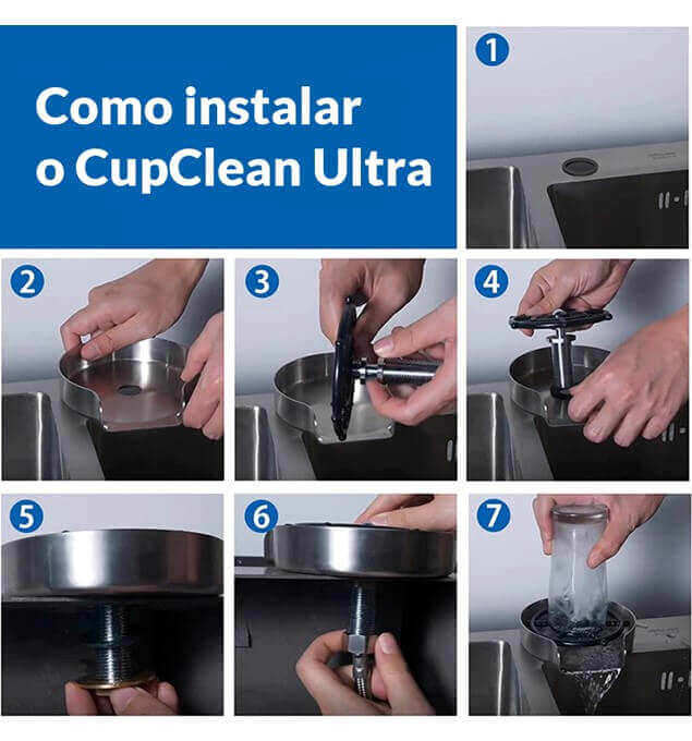 CupClean Ultra: a lavadora de copos de alta pressão