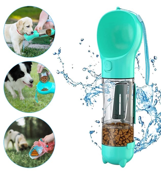 Bebedouro e comedouro portátil: A solução completa para manter seu pet hidratado e satisfeito!