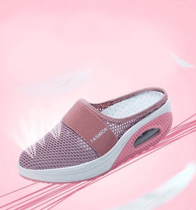 Sapatos Slip On em malha