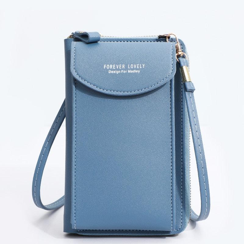 Bolsa Transversal Feminina de Ombro em Couro - Encontrei Na Net