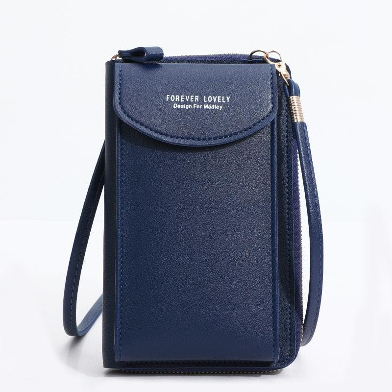 Bolsa Transversal Feminina de Ombro em Couro - Encontrei Na Net