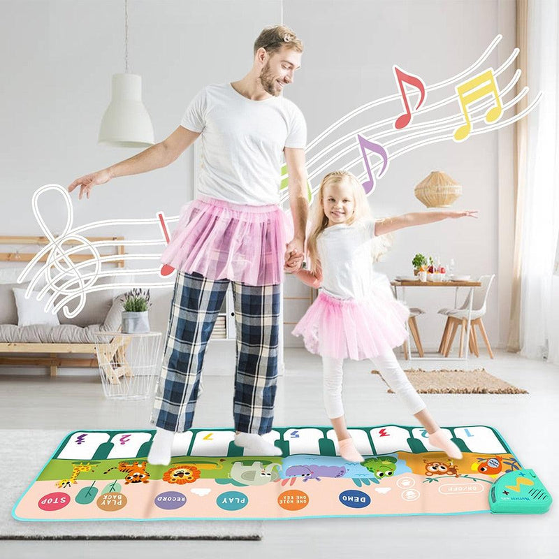 Tapete educativo musical de piano para crianças - Encontrei Na Net